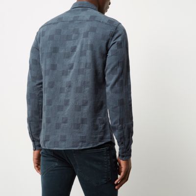 Blue Only & Sons casual check shirt